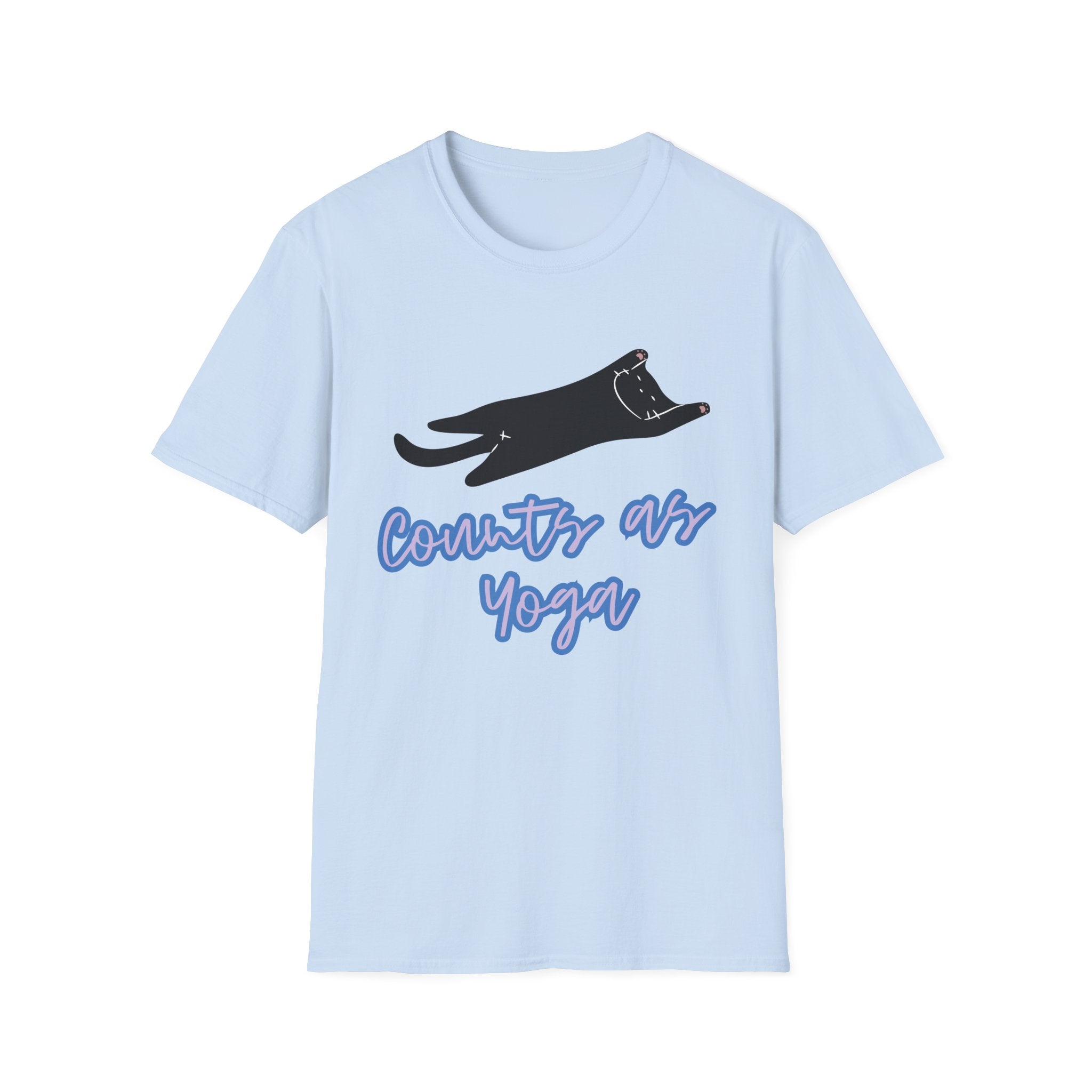 Country Air Yoga T-Shirt | Relaxed Cat Stretch Tee