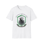 Divinely Protected T-Shirt | Spiritual Black Cat Om Symbol Tee