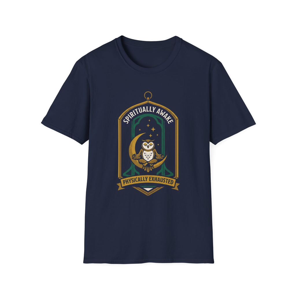 Spiritually Awake T-Shirt | Owl Meditation Graphic Tee