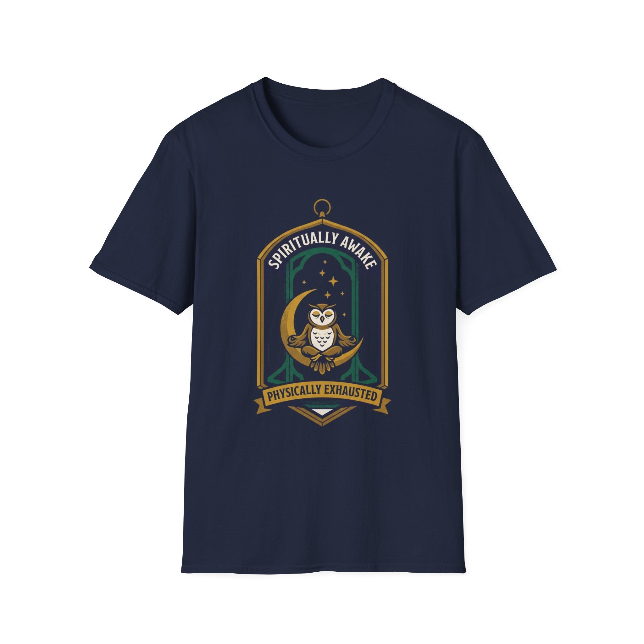 Spiritually Awake T-Shirt | Owl Meditation Graphic Tee