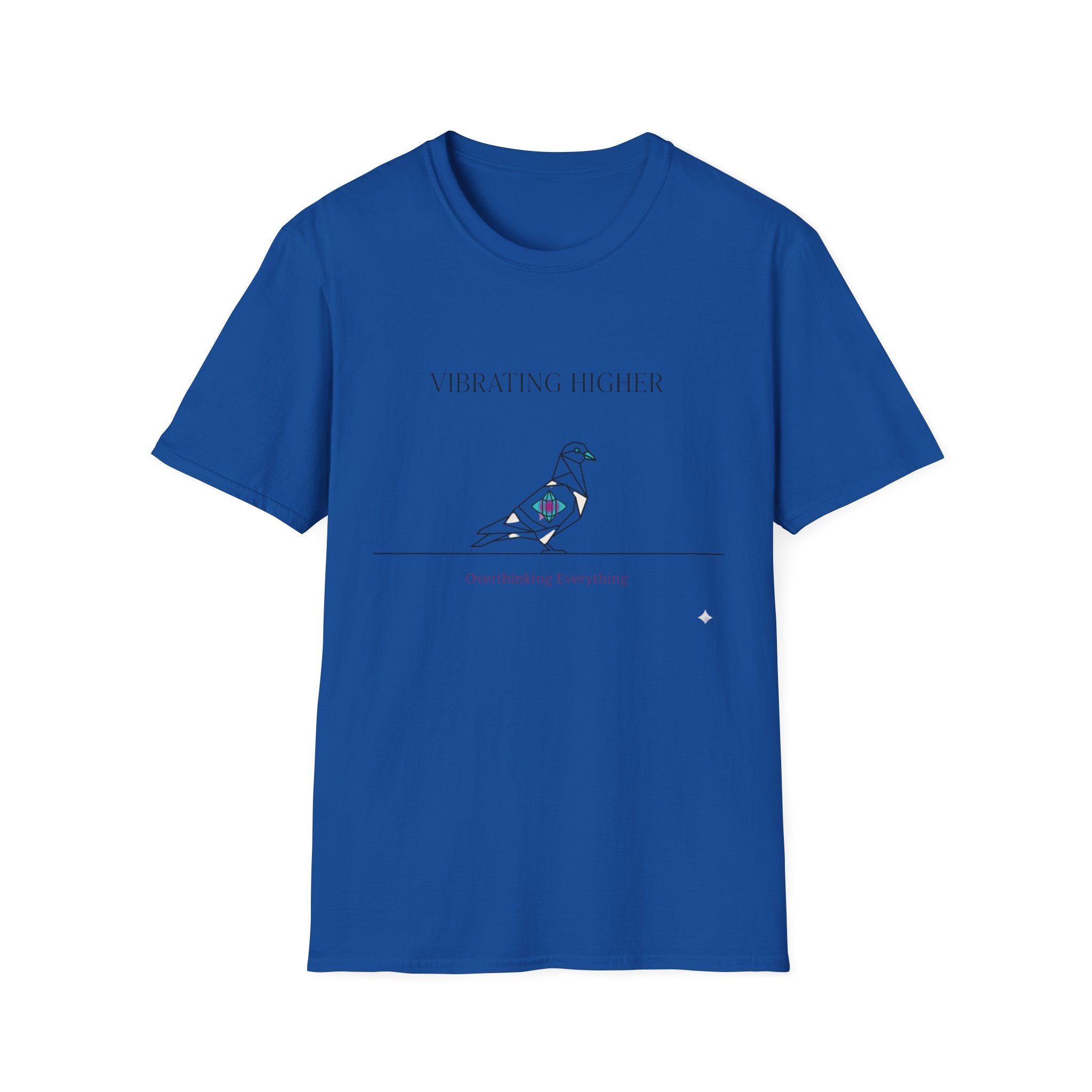 Vibrating Higher Tee | Spiritual Dove Graphic T-Shirt