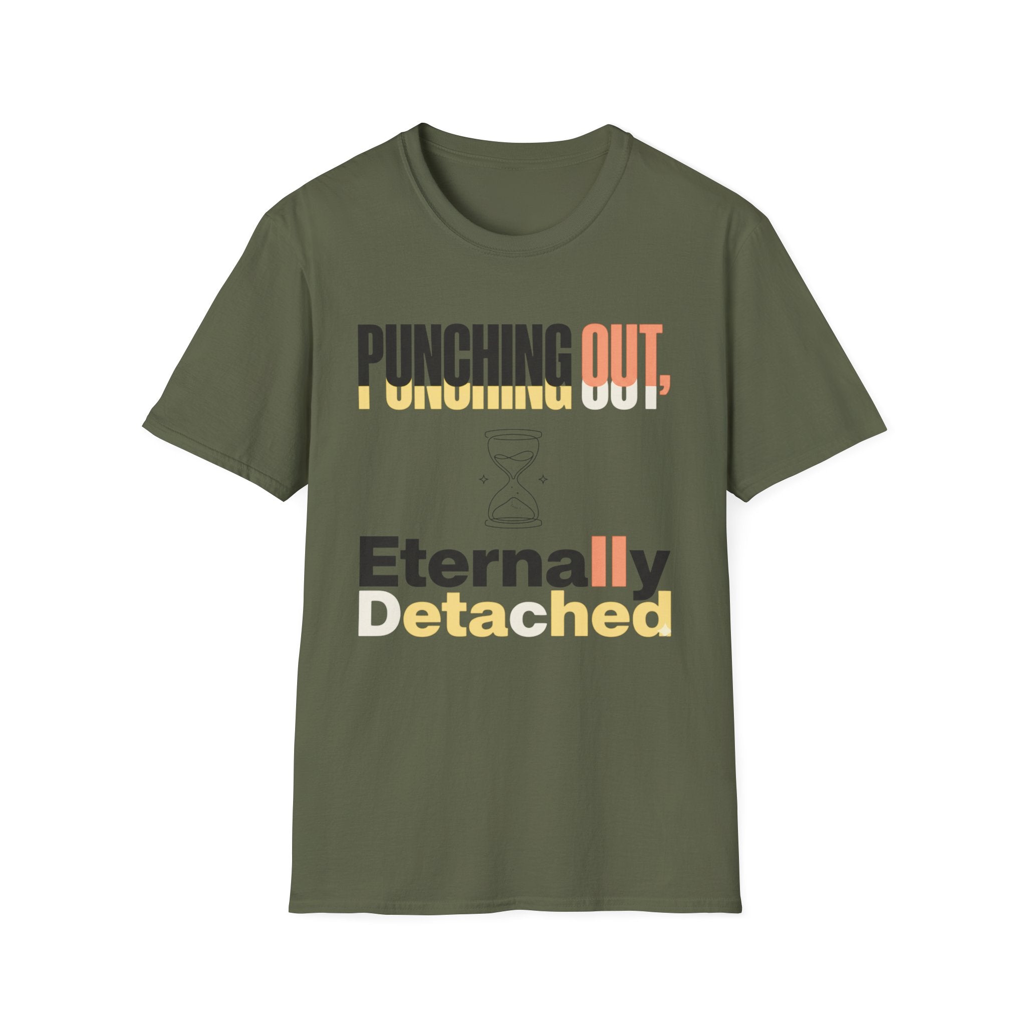 Punching Out T-Shirt | “Eternally Detached” Retro Graphic Tee