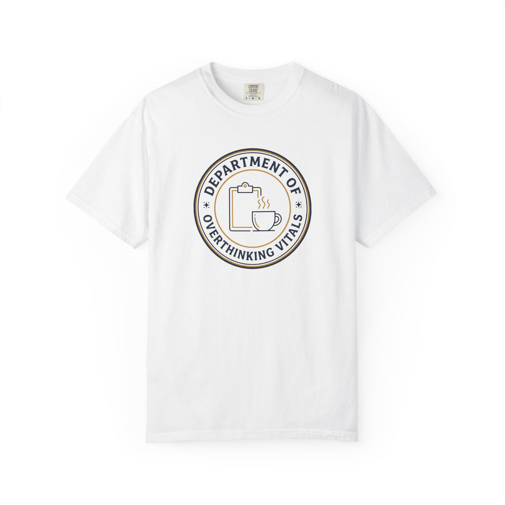 Department of Overthinking Vitals T-Shirt