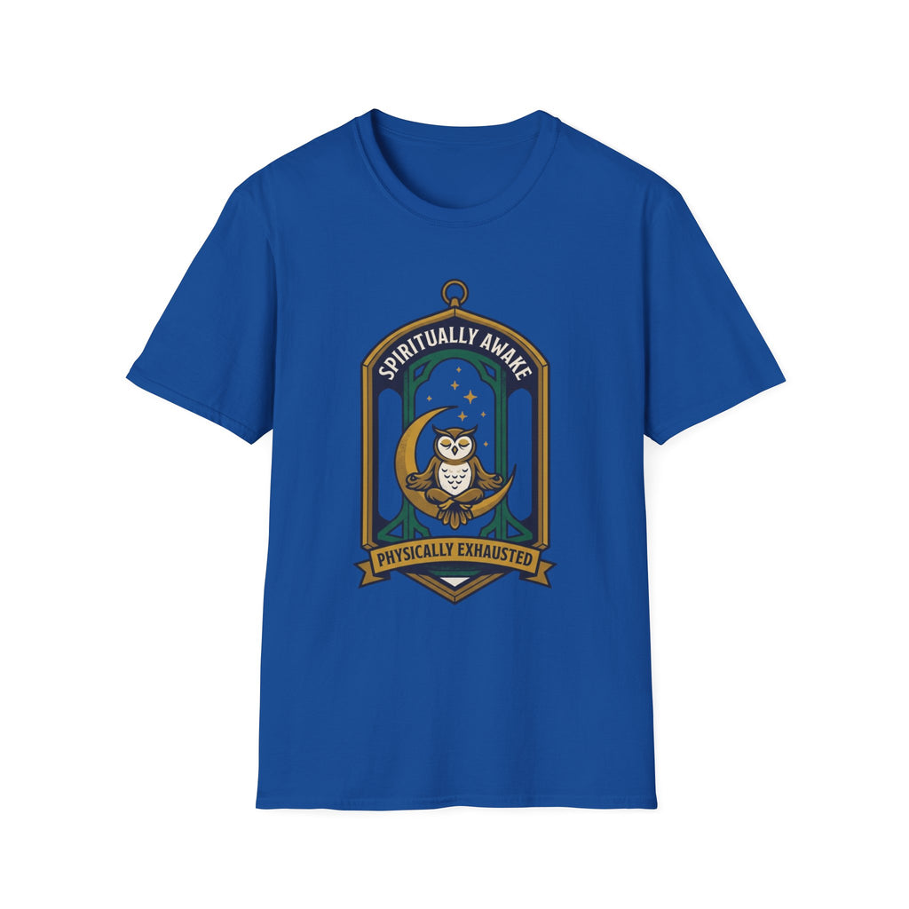 Spiritually Awake T-Shirt | Owl Meditation Graphic Tee