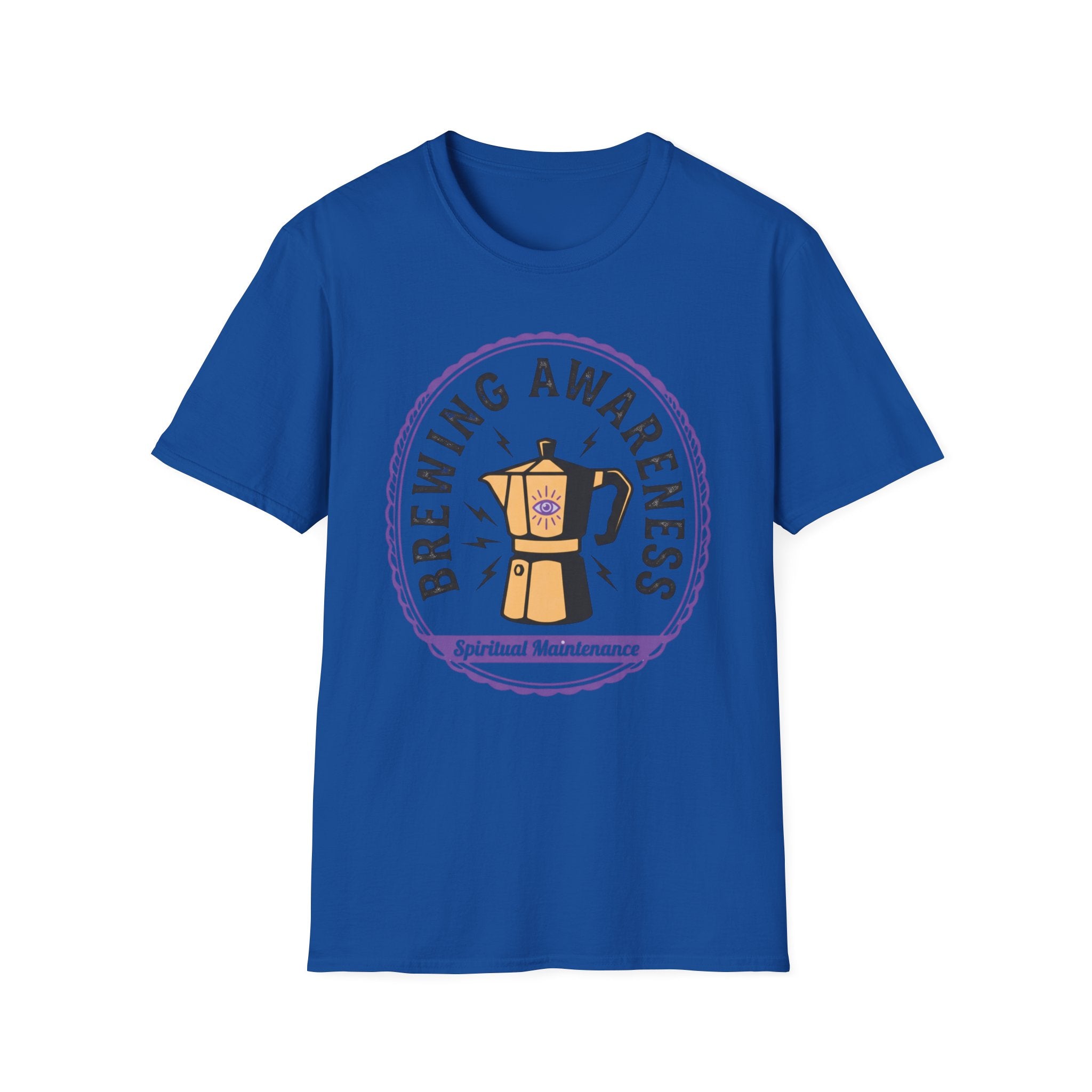 Brewing Awareness T-Shirt | Moka Pot Coffee Education Tee