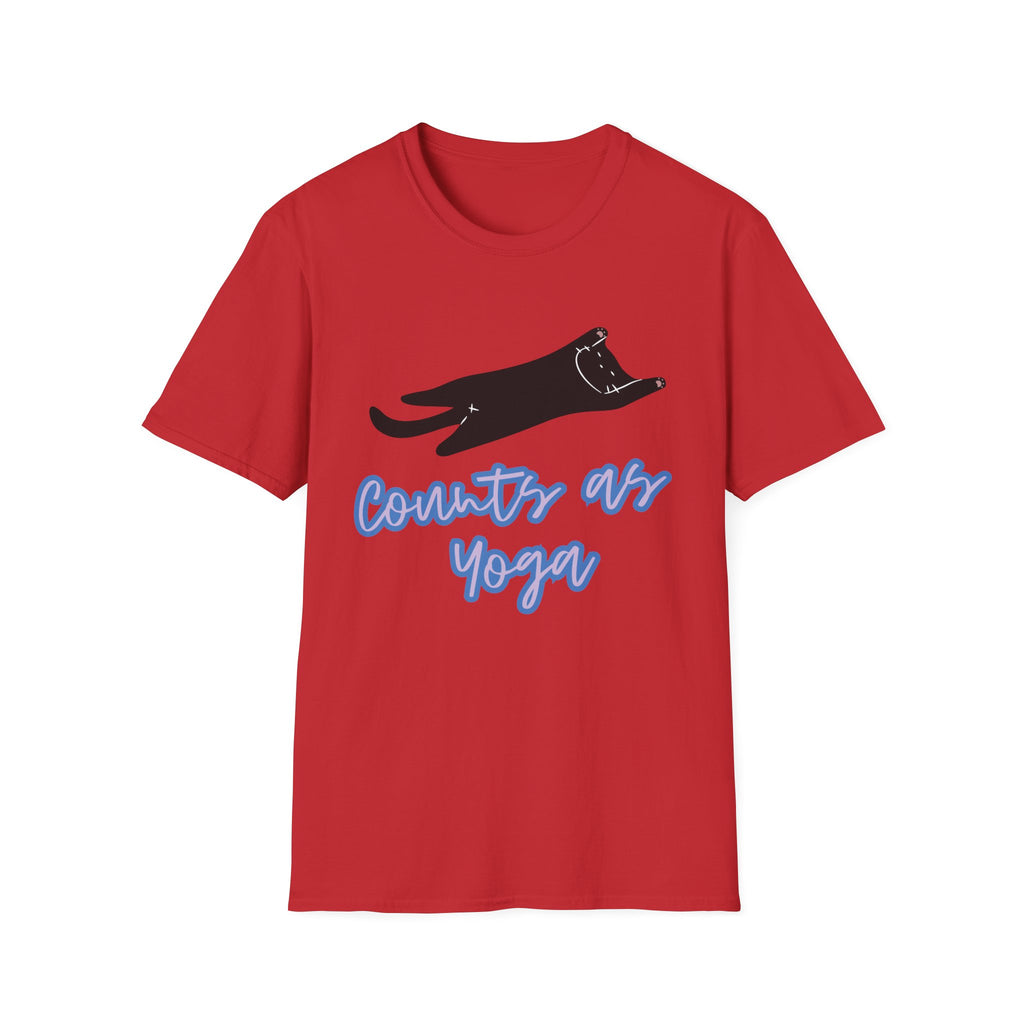 Country Air Yoga T-Shirt | Relaxed Cat Stretch Tee