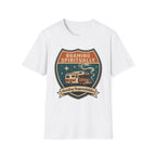 Roaming Spiritually RV Graphic T-Shirt | Vintage Camper Faith Travel Tee