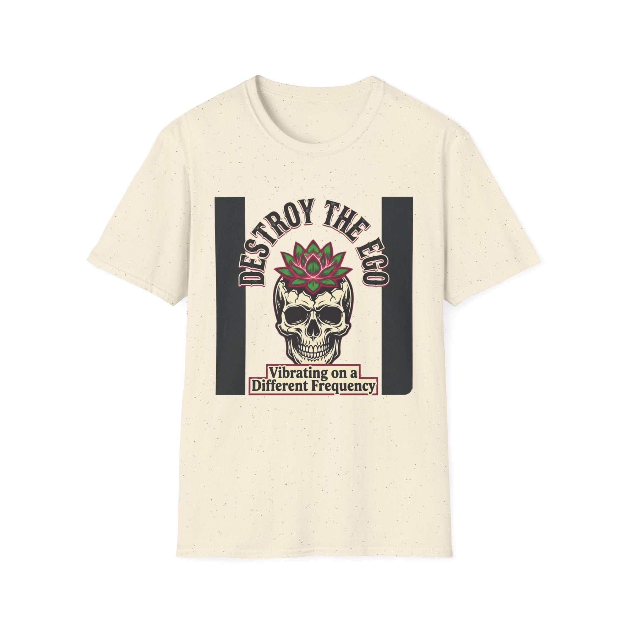Destroy the Ego T-Shirt | Skull & Lotus Spiritual Graphic Tee