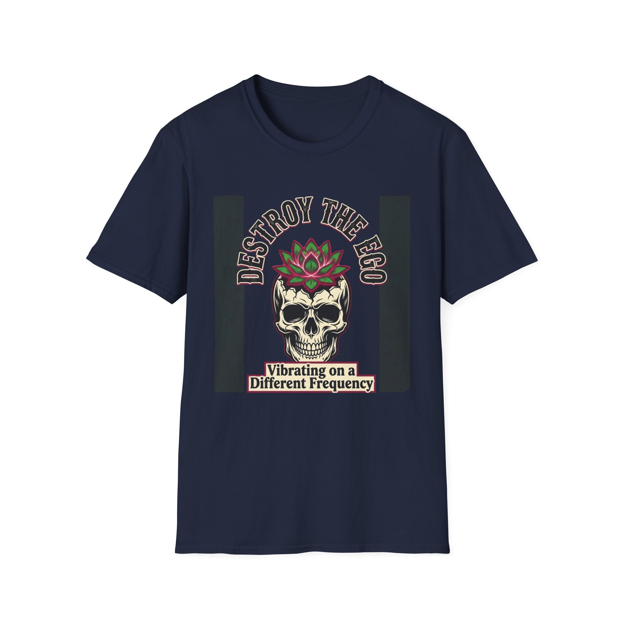 Destroy the Ego T-Shirt | Skull & Lotus Spiritual Graphic Tee