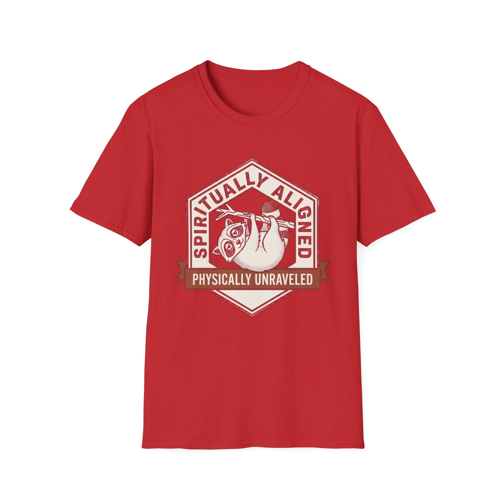 Spiritually Aligned T-Shirt | “Physically Unraveled” Retro Spiritual Graphic Tee