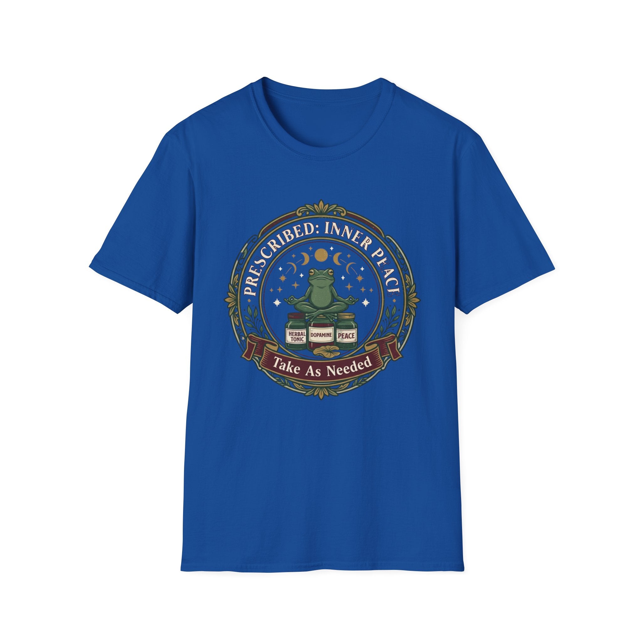 Inner Peace Frog T-Shirt | "Prescribed: Inner Peace" Meditation Tee