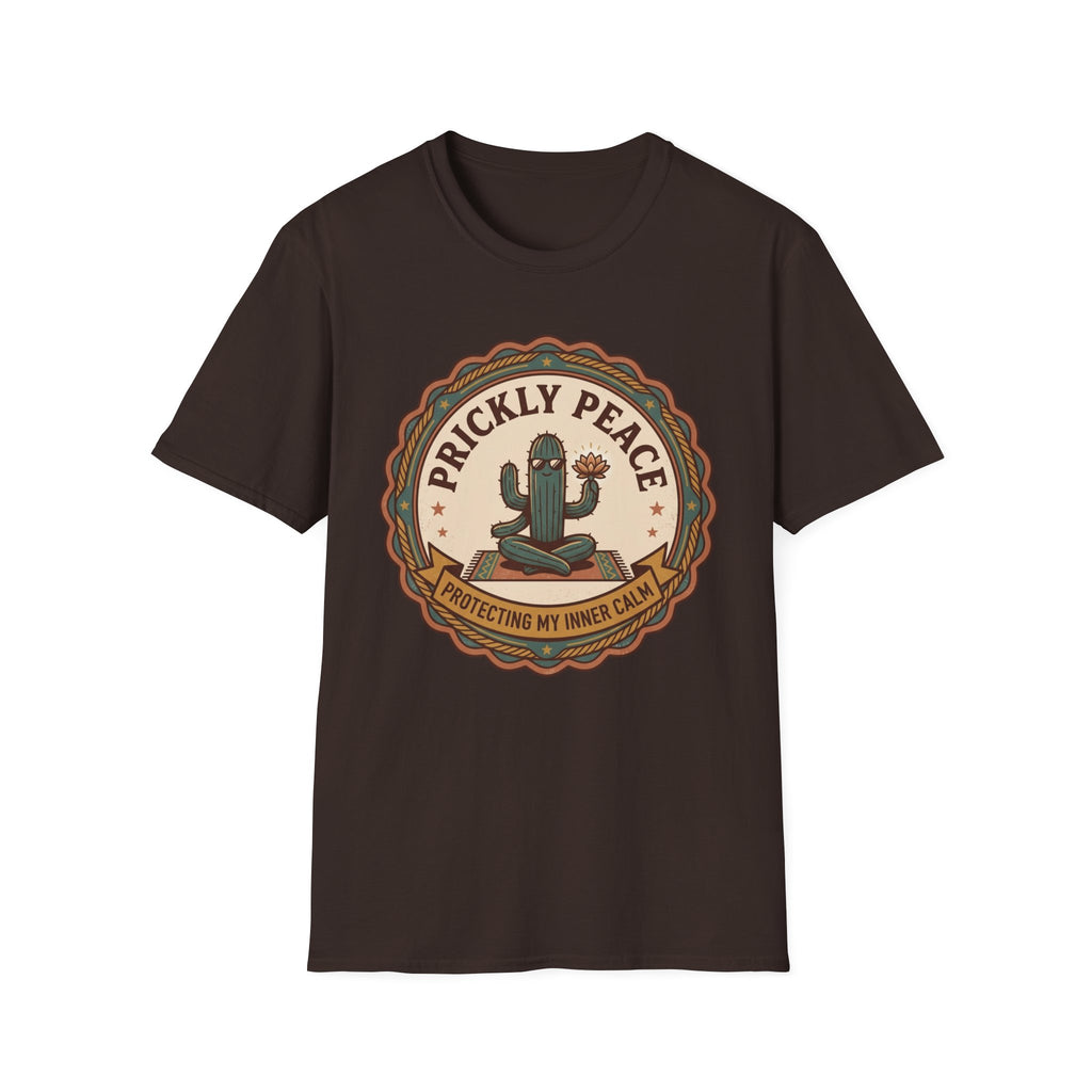 Prickly Peace Cactus T-Shirt | Retro Desert Graphic Tee