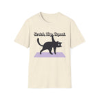 Stretch, Nap, Repeat Cat T-Shirt | Funny Yoga Cat Tee for Cat Lovers
