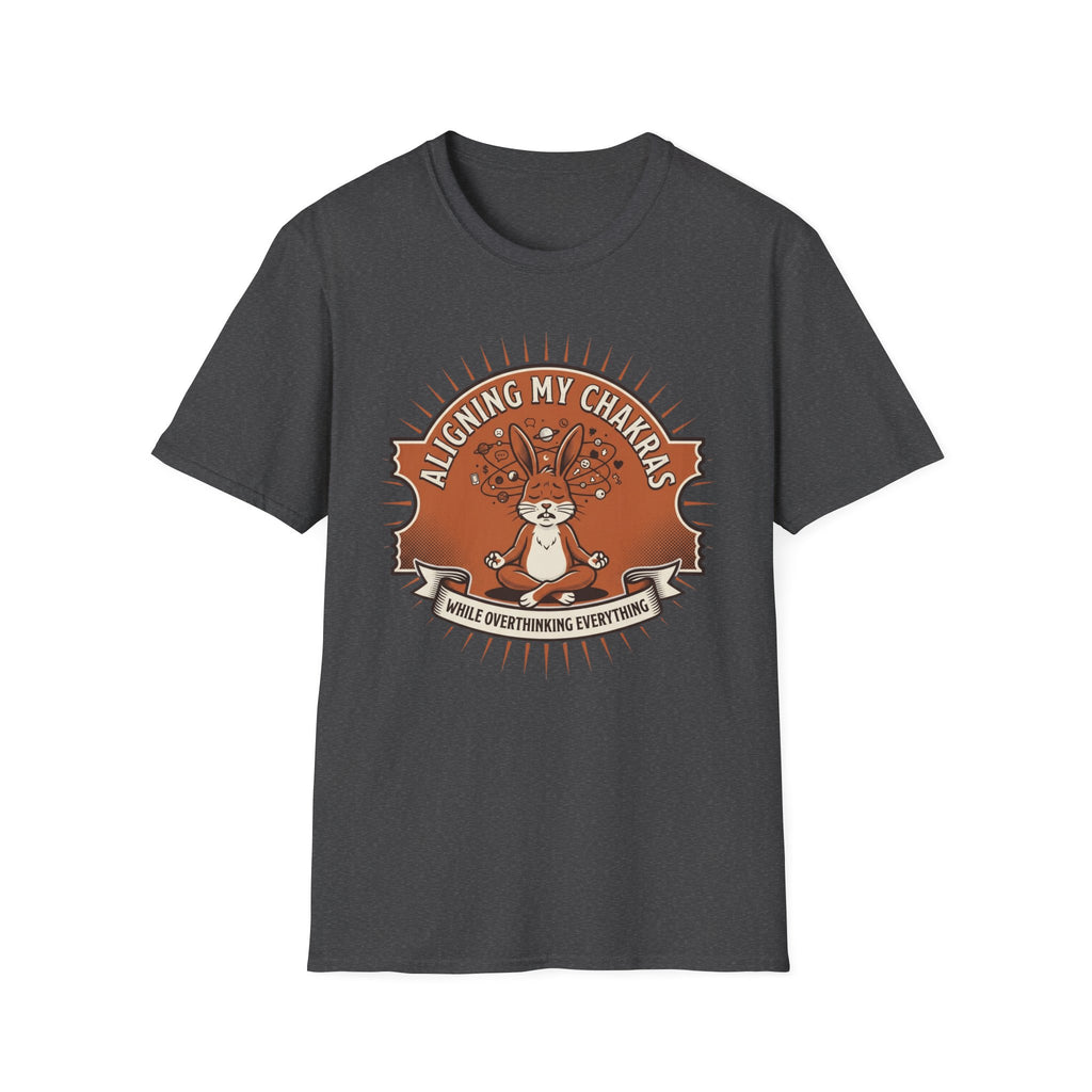 Aligning My Chakras T-Shirt | Cute Meditation Bunny Yoga Tee