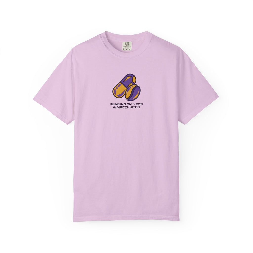 Running on Meds and Macchiatos T-Shirt