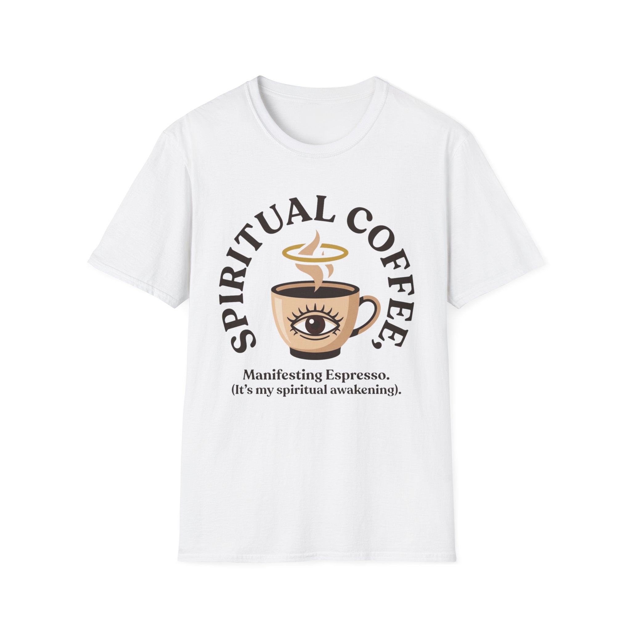 Spiritual Coffee T-Shirt | "Manifesting Espresso" Graphic Tee