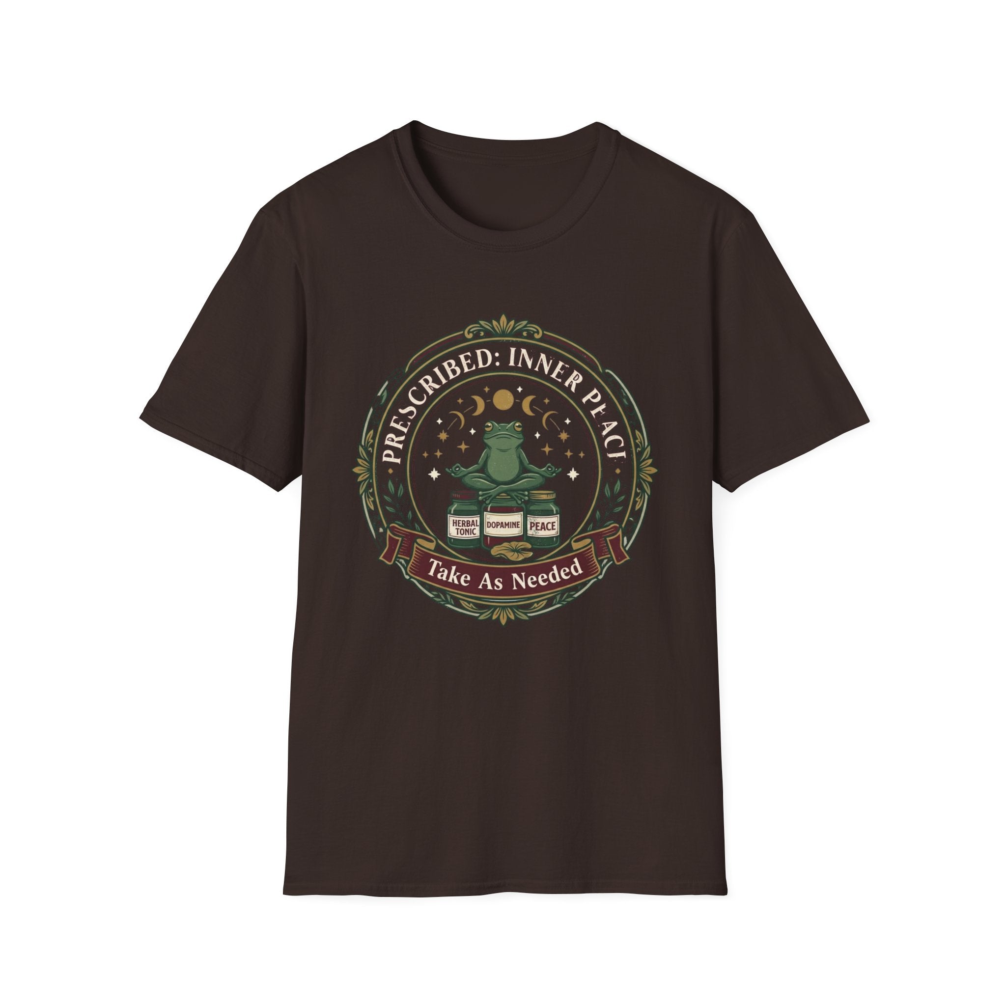 Inner Peace Frog T-Shirt | "Prescribed: Inner Peace" Meditation Tee