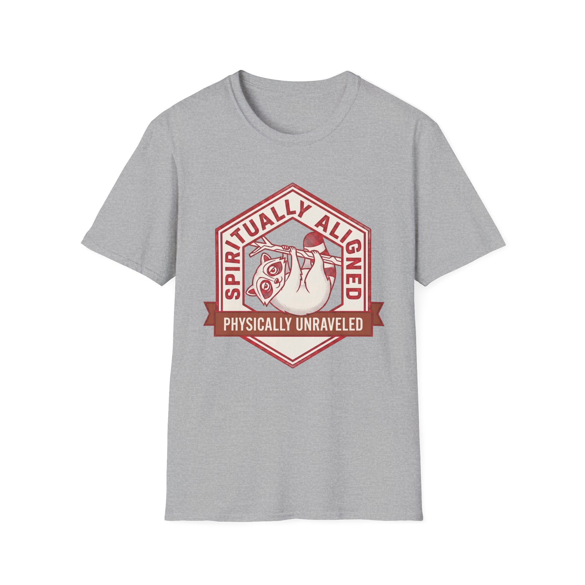 Spiritually Aligned T-Shirt | “Physically Unraveled” Retro Spiritual Graphic Tee