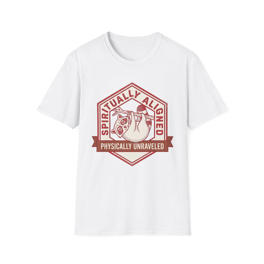 Spiritually Aligned T-Shirt | “Physically Unraveled” Retro Spiritual Graphic Tee