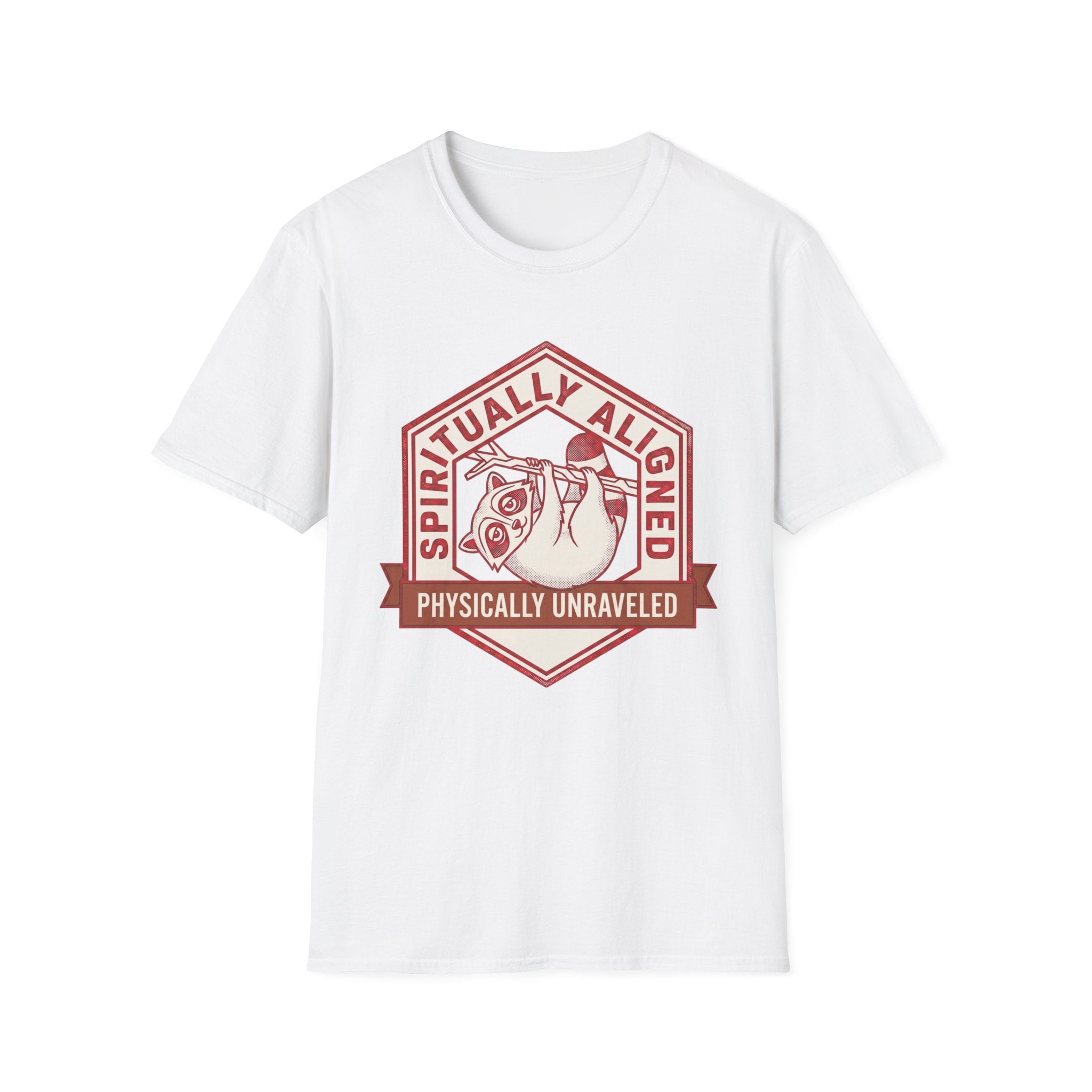 Spiritually Aligned T-Shirt | “Physically Unraveled” Retro Spiritual Graphic Tee