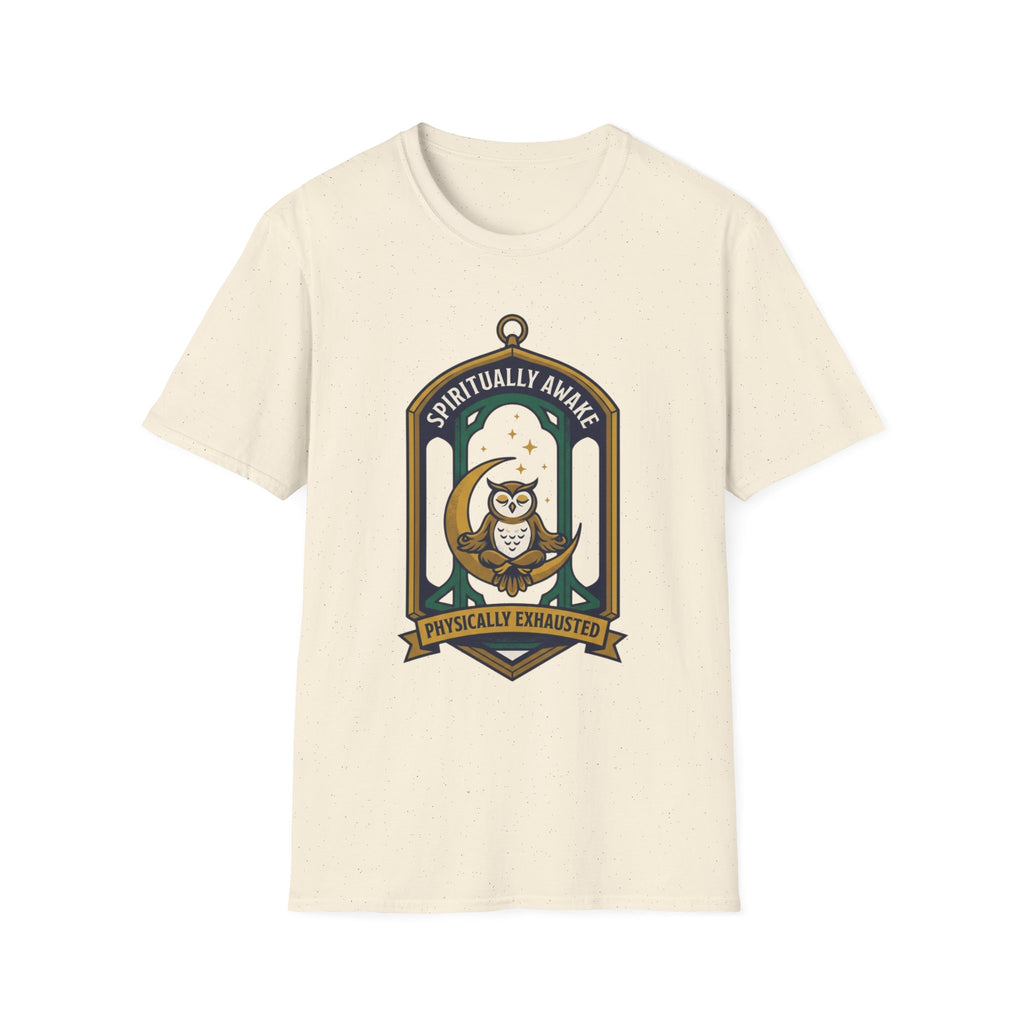 Spiritually Awake T-Shirt | Owl Meditation Graphic Tee