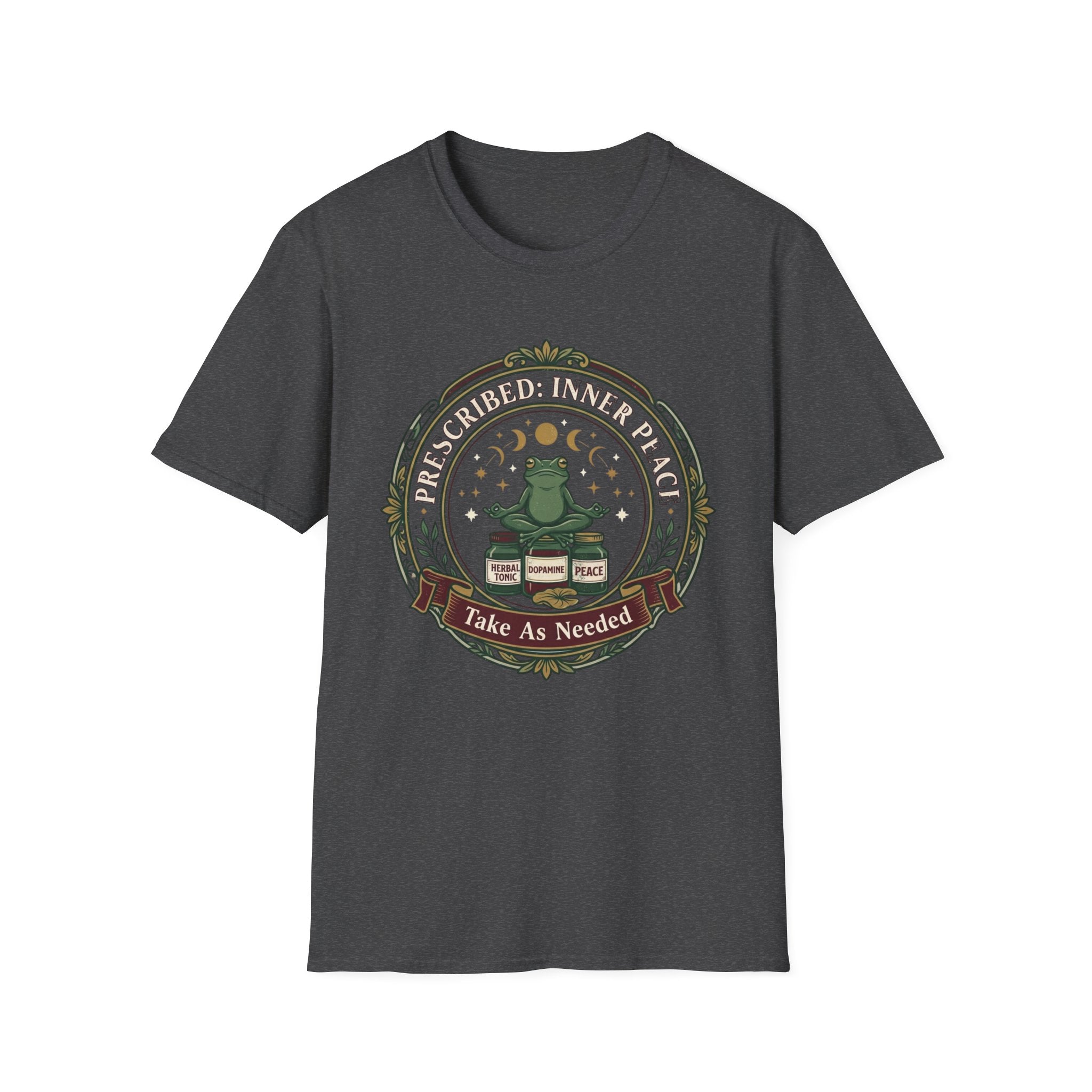 Inner Peace Frog T-Shirt | "Prescribed: Inner Peace" Meditation Tee