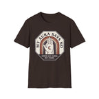 My Aura Says No T‑Shirt | Retro Spiritual Palm Print Tee