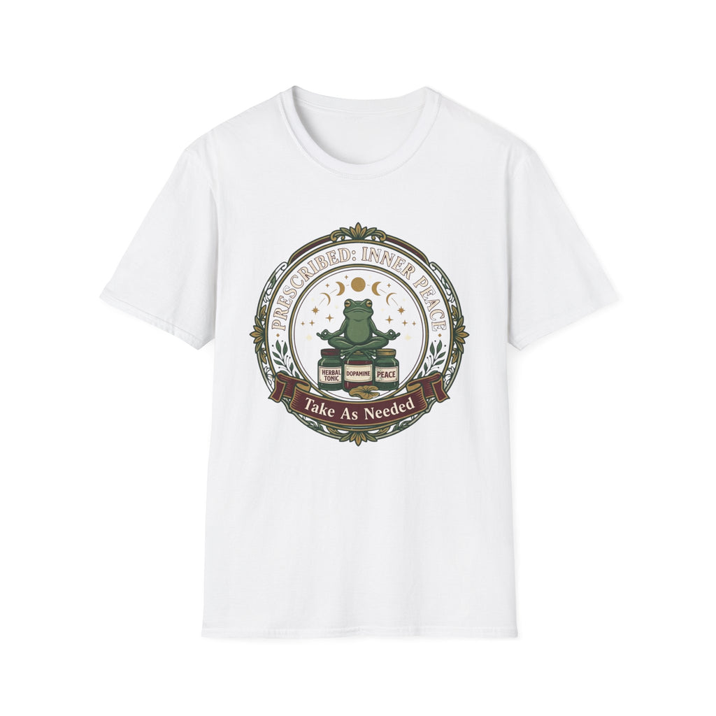 Inner Peace Frog T-Shirt | "Prescribed: Inner Peace" Meditation Tee