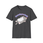 Namastay in Bed T-Shirt | Cute Lazy Cat Graphic Tee