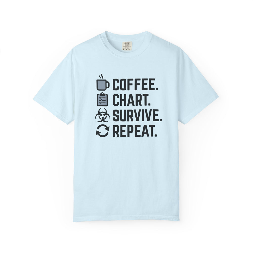Coffee Chart Survive Repeat T-Shirt