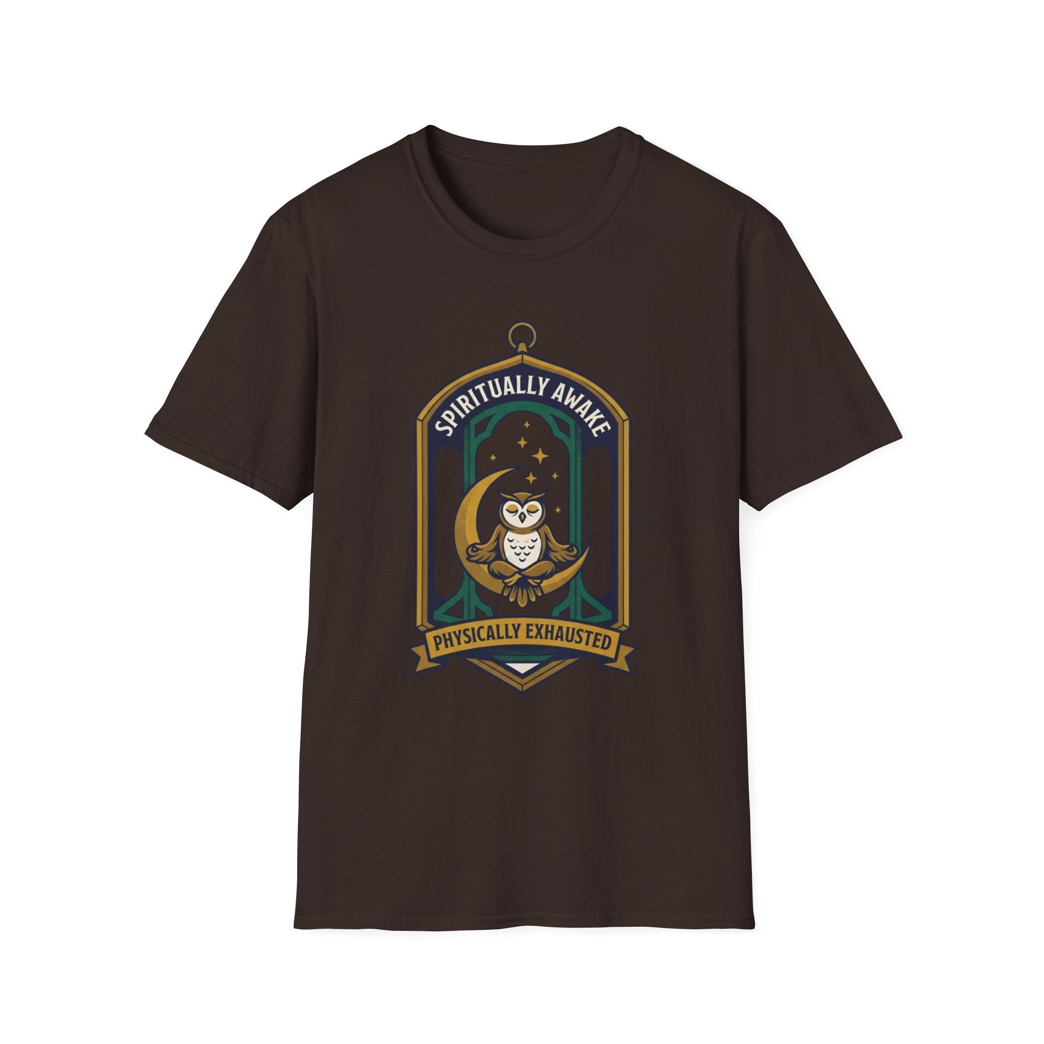 Spiritually Awake T-Shirt | Owl Meditation Graphic Tee
