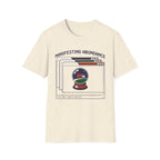 Manifesting Abundance T-Shirt | Retro Crystal Ball & Browser Window Graphic