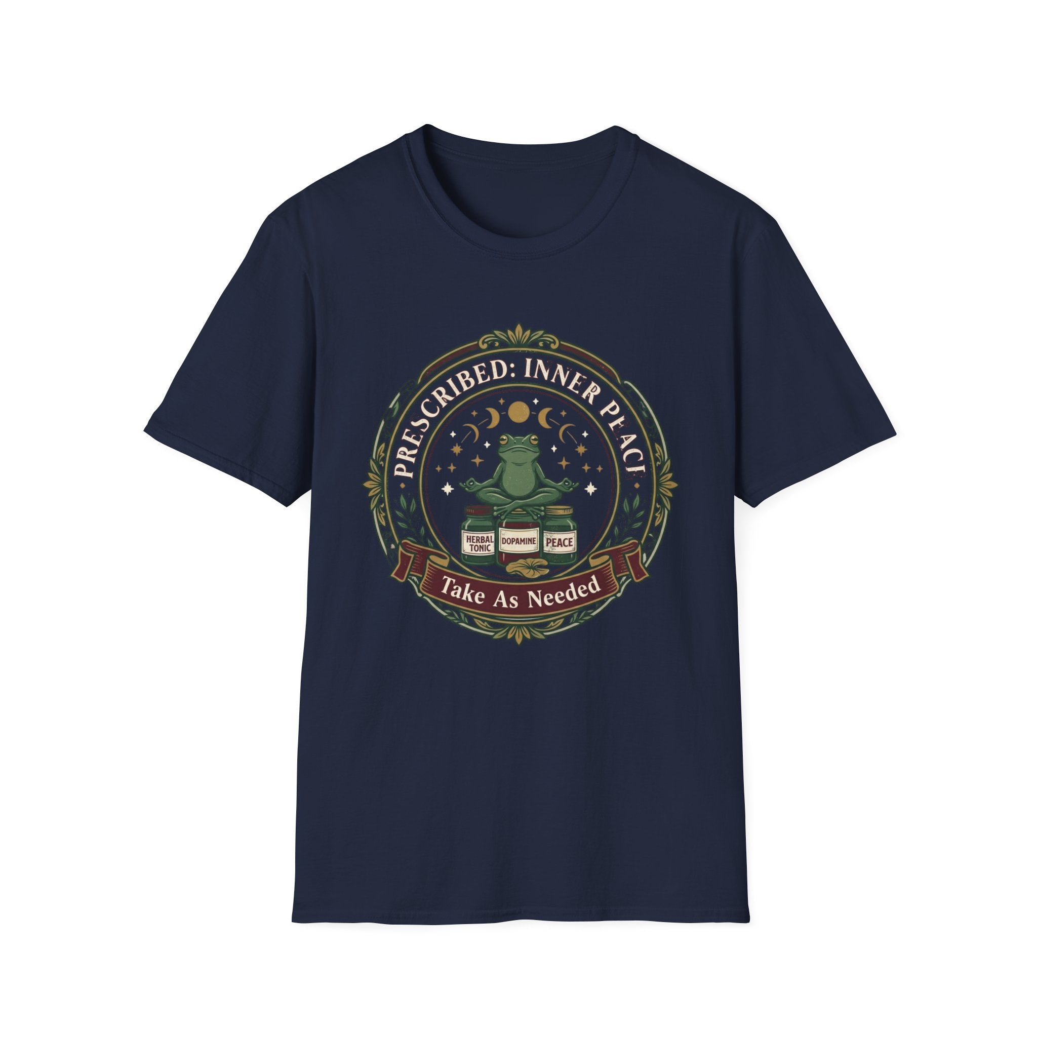 Inner Peace Frog T-Shirt | "Prescribed: Inner Peace" Meditation Tee