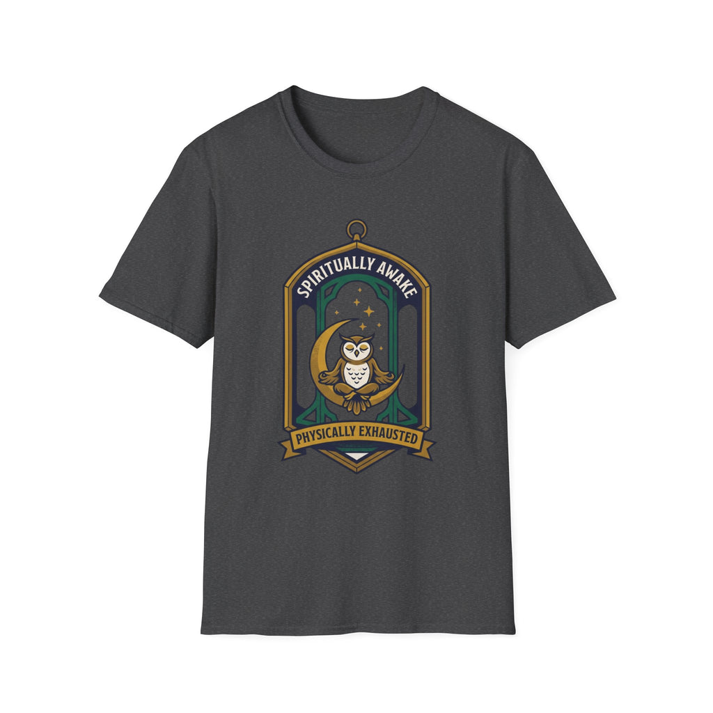 Spiritually Awake T-Shirt | Owl Meditation Graphic Tee