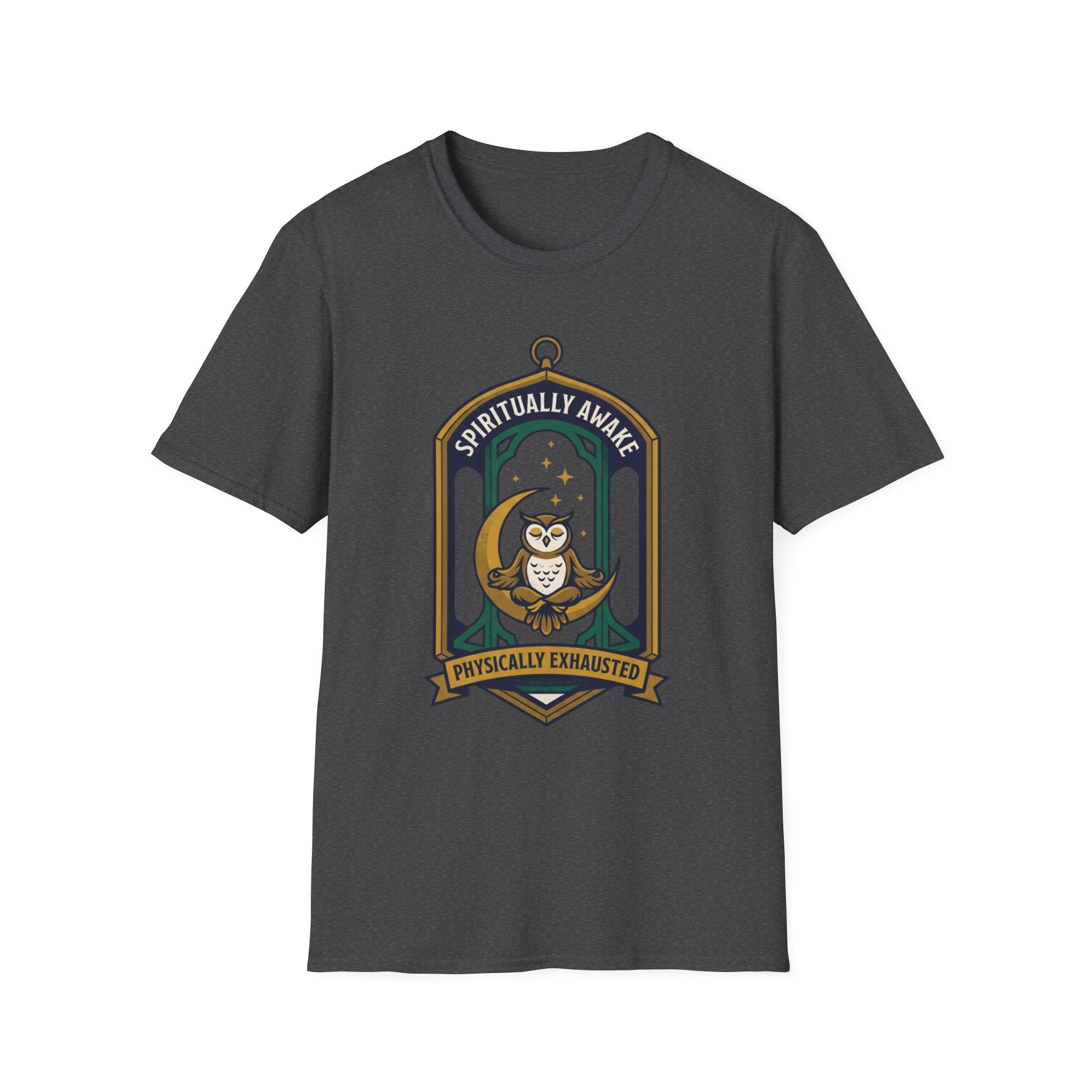 Spiritually Awake T-Shirt | Owl Meditation Graphic Tee
