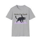 Stretch, Nap, Repeat Cat T-Shirt | Funny Yoga Cat Tee for Cat Lovers