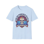 Solar Powered (Barely) T-Shirt | Funny Skull Solar Energy Tee