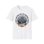Waiting for the Universe T-Shirt | Moody Cloud Graphic Tee ("Divine Timing")