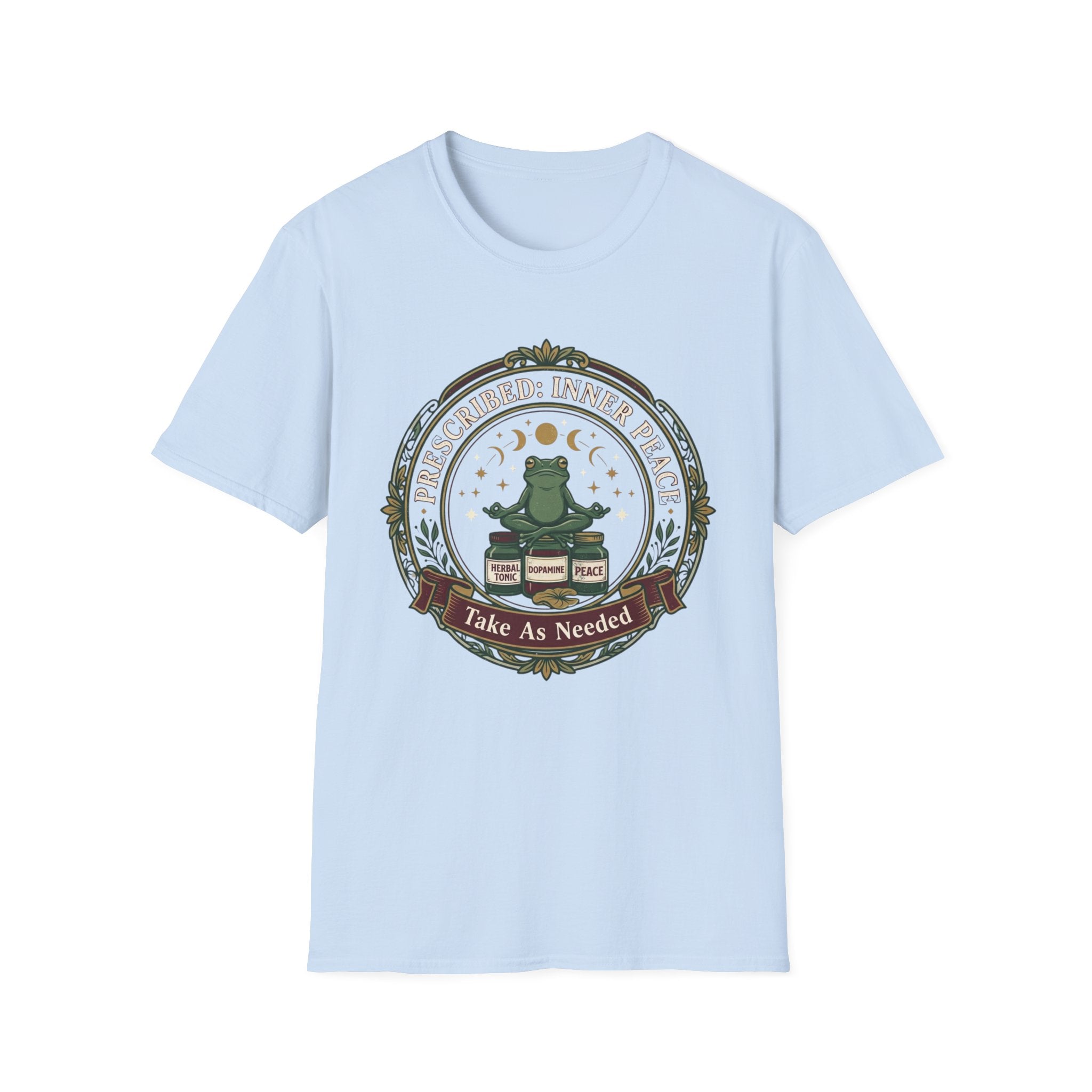 Inner Peace Frog T-Shirt | "Prescribed: Inner Peace" Meditation Tee