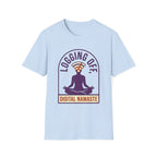 "Logging Off" Digital Namaste Meditation T-Shirt