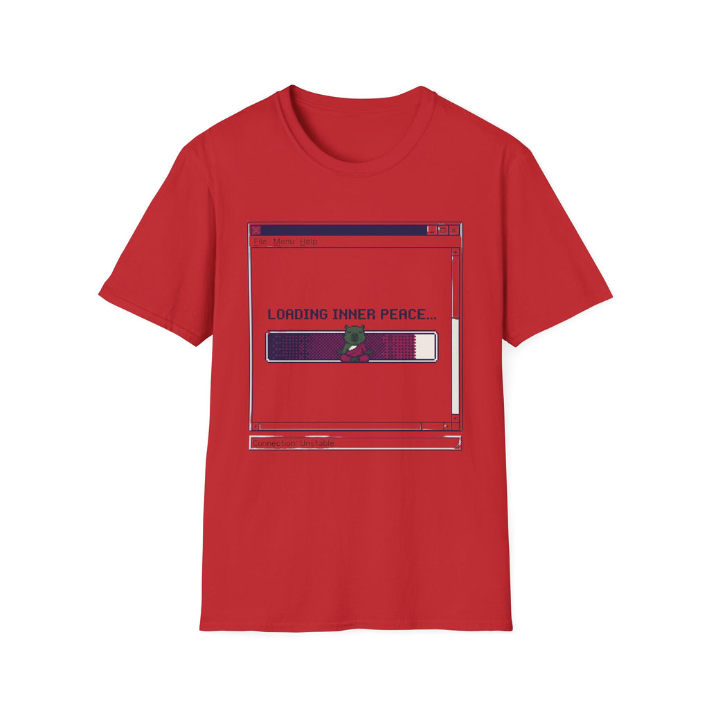 Loading Inner Peace T-Shirt | Retro Window Progress Bar Graphic Tee