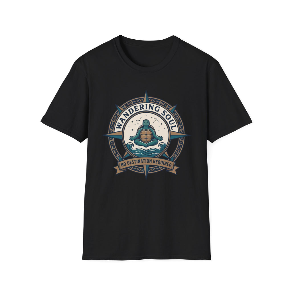 Wandering Soul Turtle T-Shirt | Adventure Graphic Tee for Travelers