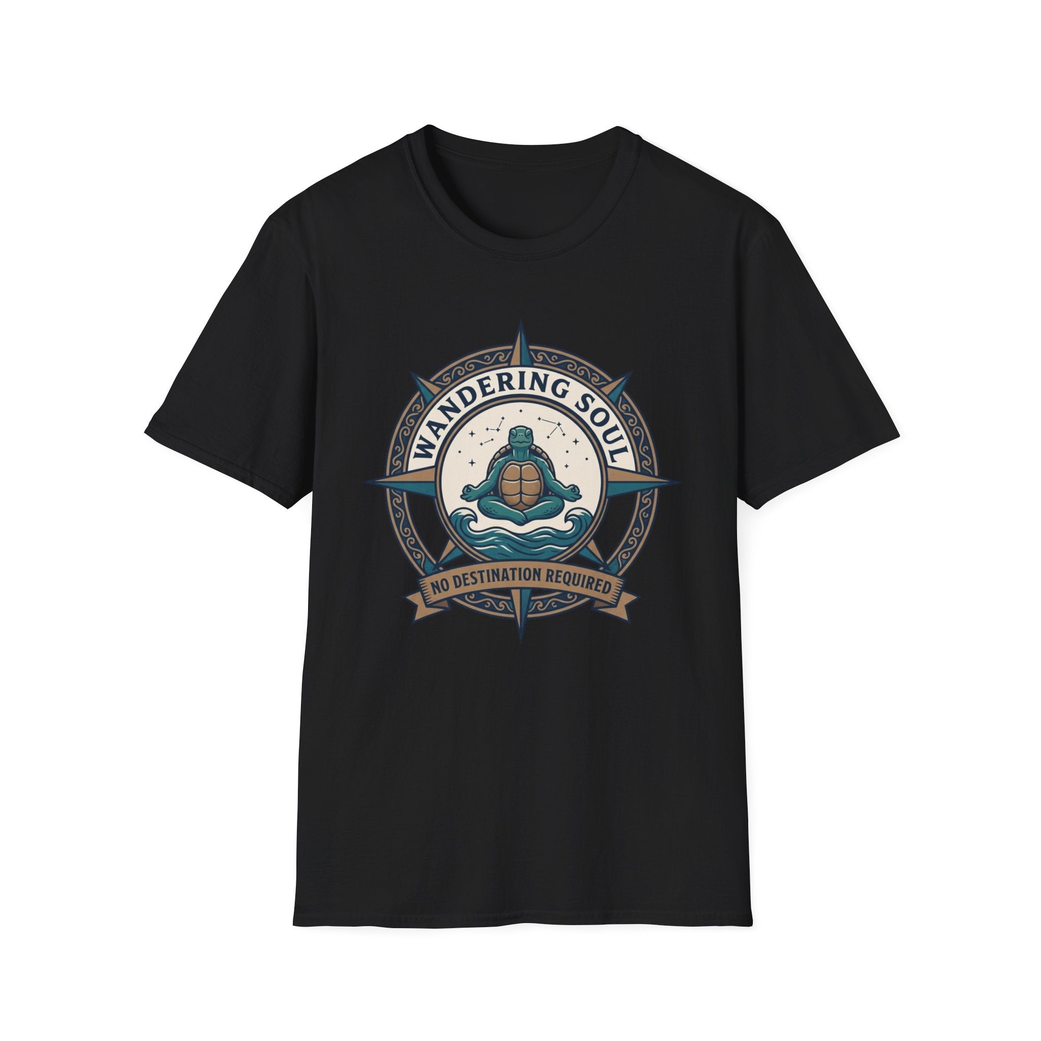 Wandering Soul Turtle T-Shirt | Adventure Graphic Tee for Travelers