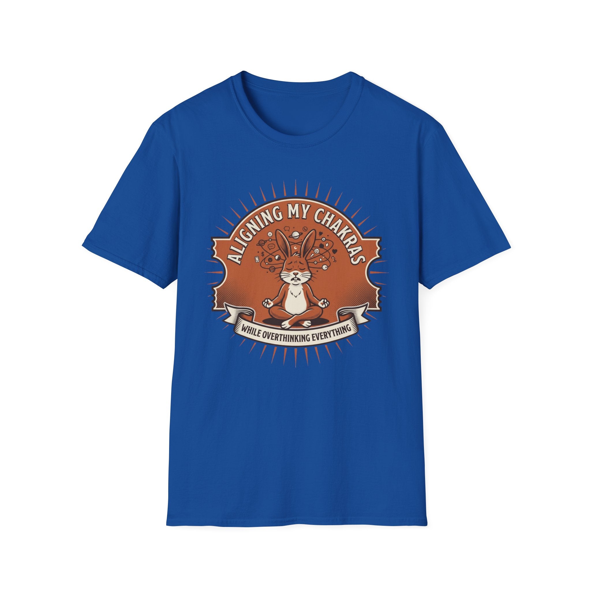 Aligning My Chakras T-Shirt | Cute Meditation Bunny Yoga Tee