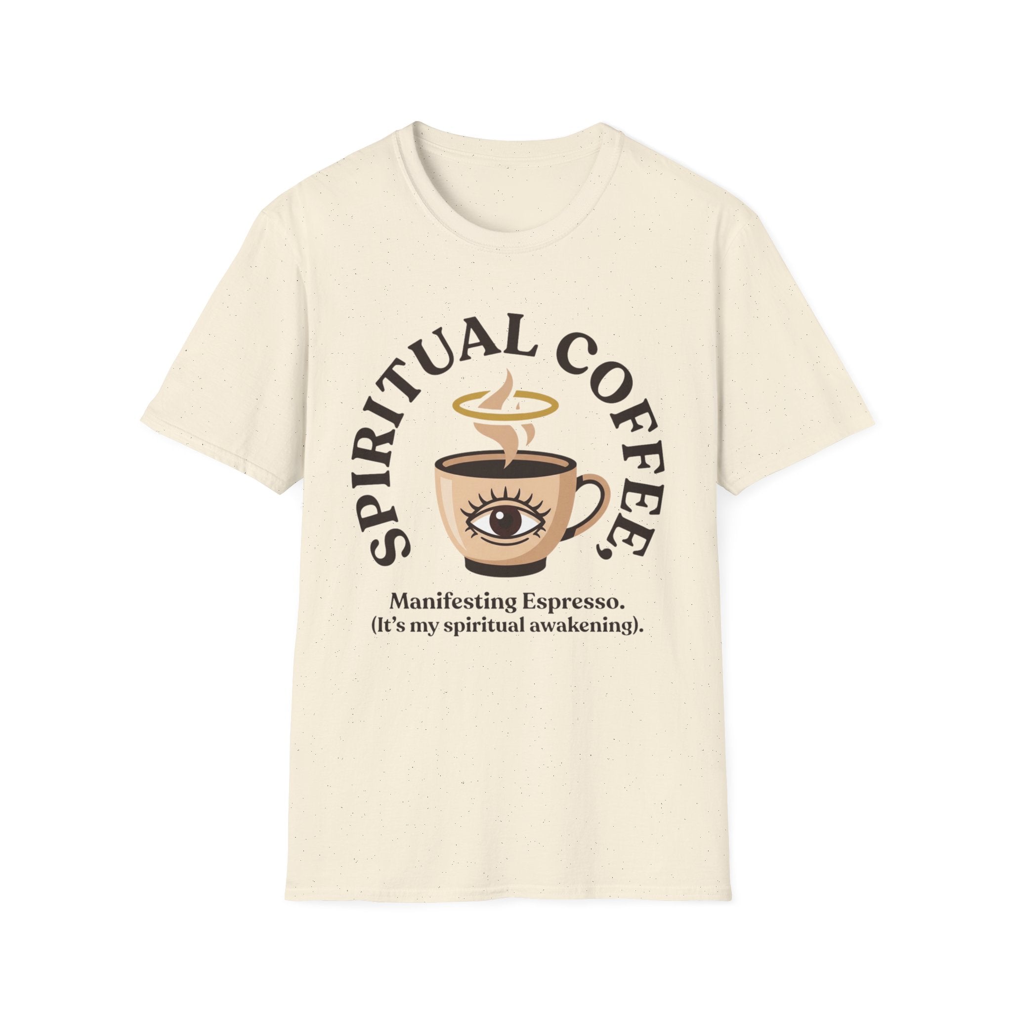 Spiritual Coffee T-Shirt | "Manifesting Espresso" Graphic Tee