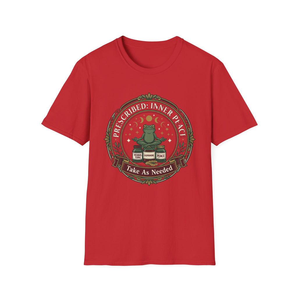 Inner Peace Frog T-Shirt | "Prescribed: Inner Peace" Meditation Tee