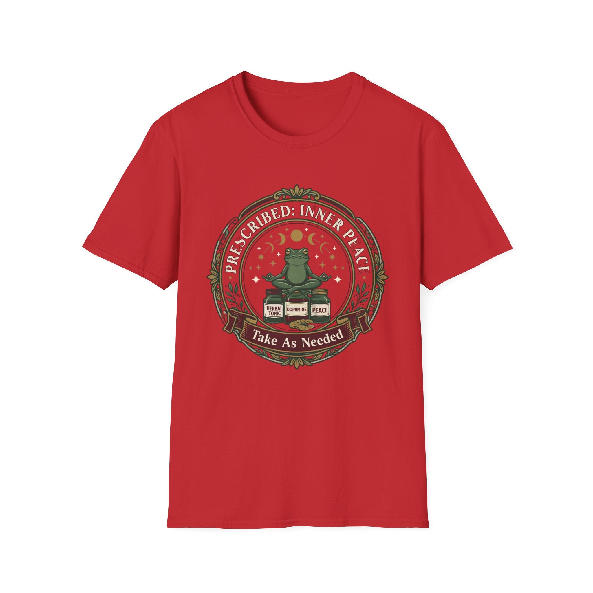 Inner Peace Frog T-Shirt | "Prescribed: Inner Peace" Meditation Tee