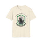 Divinely Protected T-Shirt | Spiritual Black Cat Om Symbol Tee