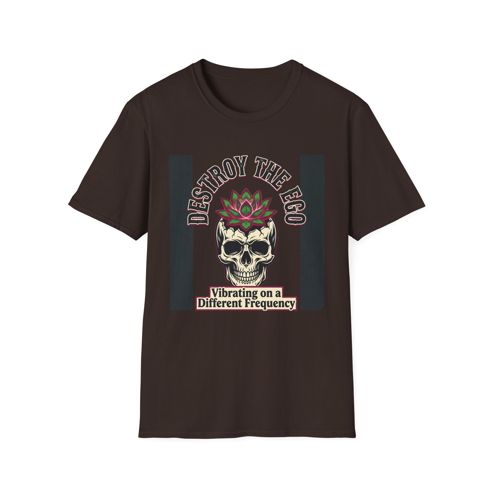 Destroy the Ego T-Shirt | Skull & Lotus Spiritual Graphic Tee