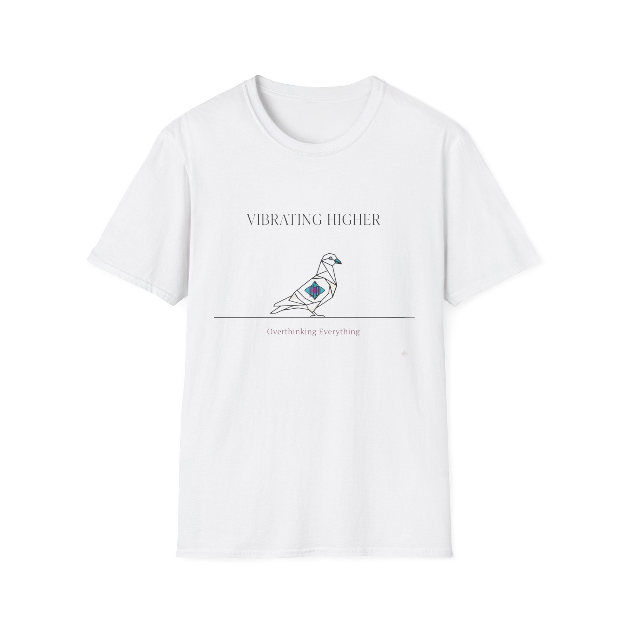 Vibrating Higher Tee | Spiritual Dove Graphic T-Shirt